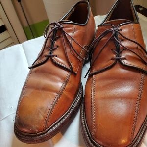 Allen Edmonds Tan/Orange Leather Shoes ( Oxfords )